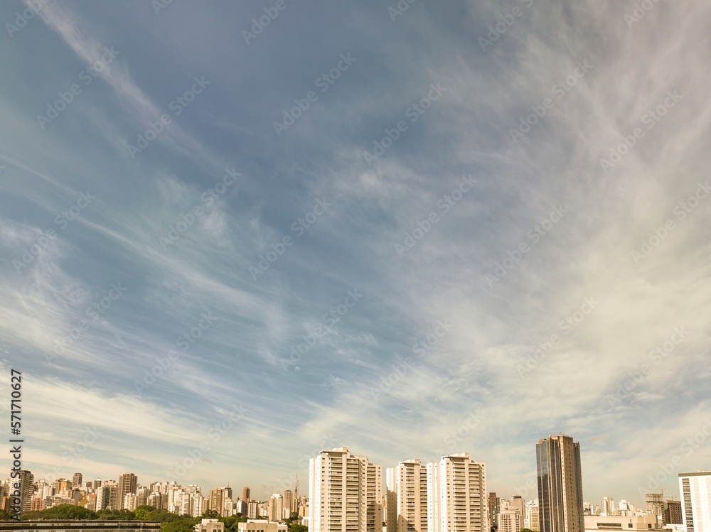 Fototapeta premium Foto aérea da região da Barra funda em São Paulo