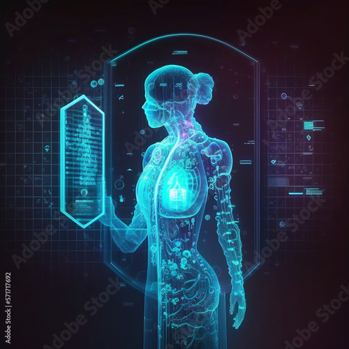 3d rendered illustration of a human skeleton