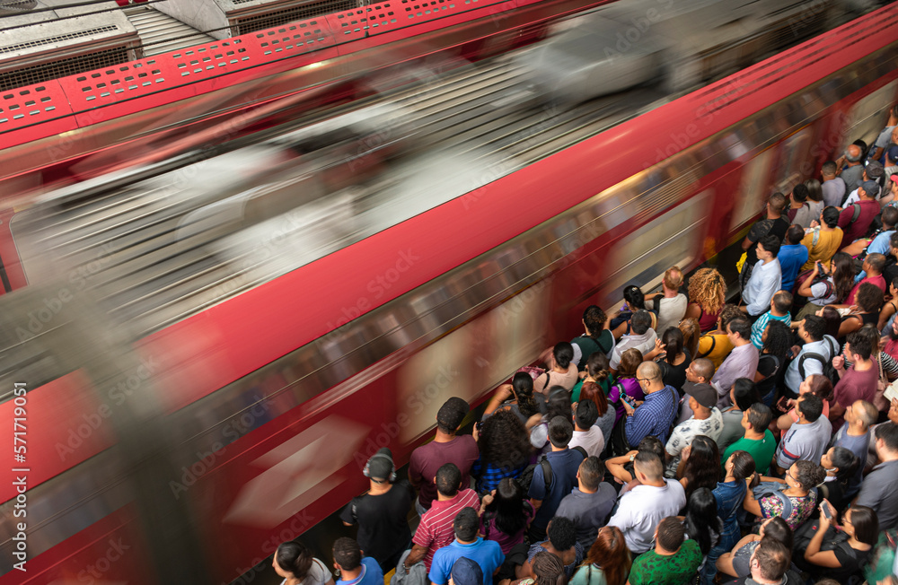 Obraz premium Metro Rush Hour