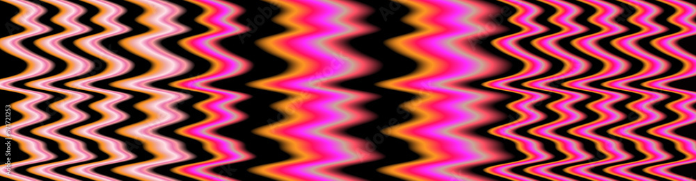 Obraz premium Glitched and distorted TV or computer screen with colorful stains.