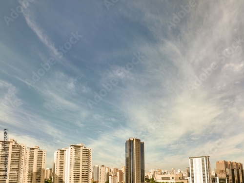 Foto aérea da região da Barra funda em São Paulo