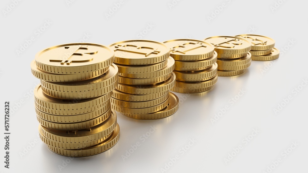 Bitcoin growing chart up. Cryptocurrency rate Bitcoin growing chart up. Cryptocurrency rate