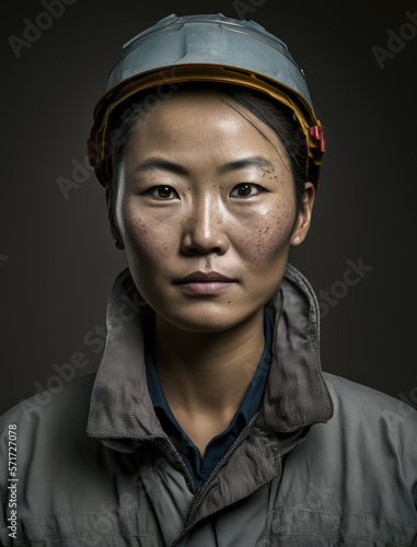 Chinese Worker Portrait-Employee-Worker  © simon