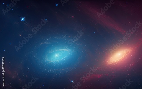 Space nebulae, planets, distant and unexplored space.