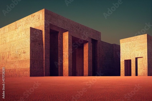 Fototapeta Entrance of Saqqara funerary complex
