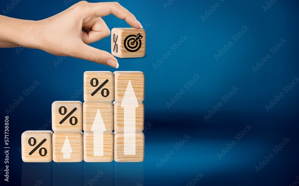 Set of Wooden cubes blocks with target Set of Wooden cubes blocks with target