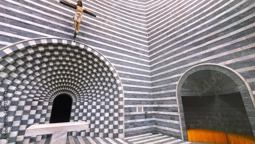 San Giovanni Battista Church of Mogno, Val Lavizzara, Vallemaggia, Switzerland photo
