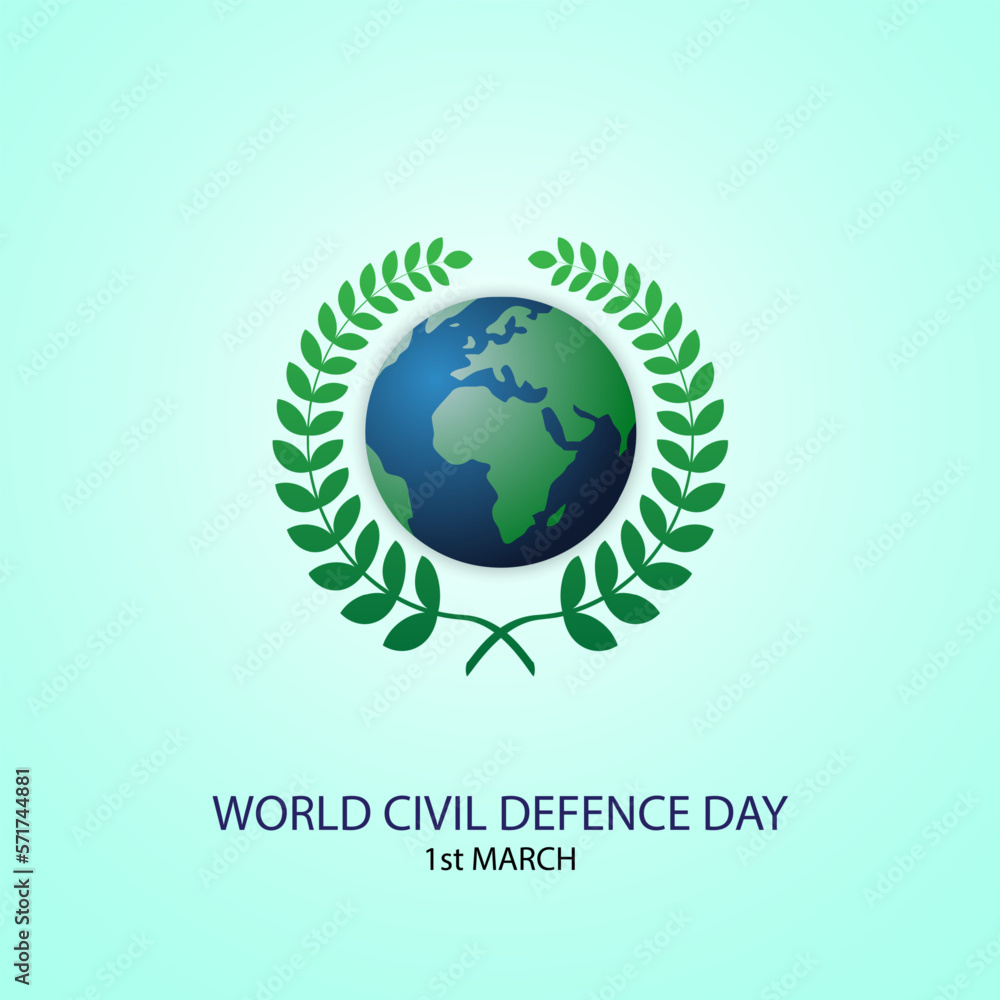 World Civil Defence Day vector illustration 