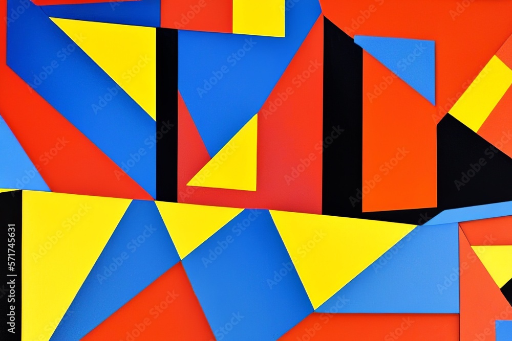 abstract colorful background, Cubism Art collage background abstract colorful background, Cubism Art collage background