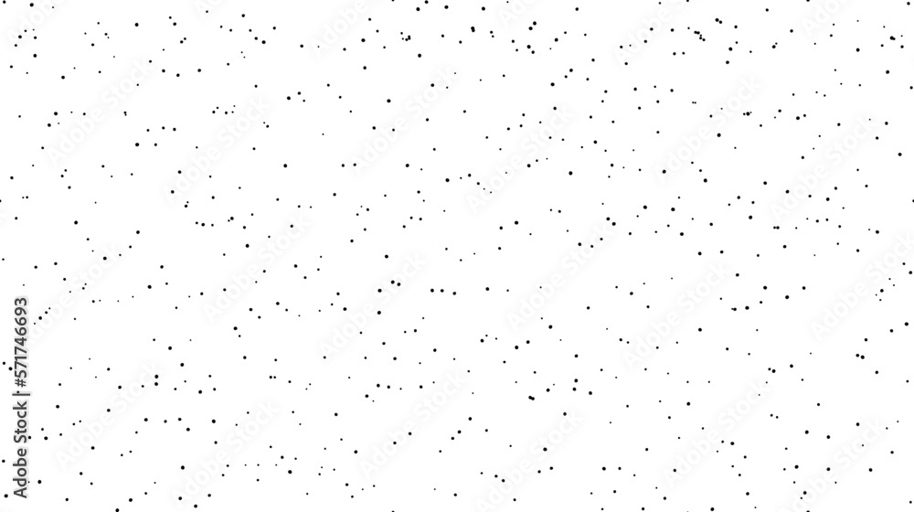 Seamless dotted pattern. Noise grain repeating background texture. Particles, splashes, drops wallpaper. Vector 