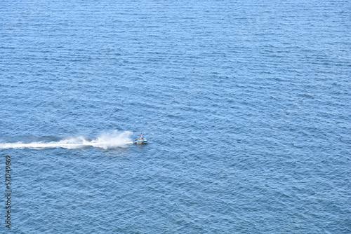 Tokyo Bay coast in sunny summer