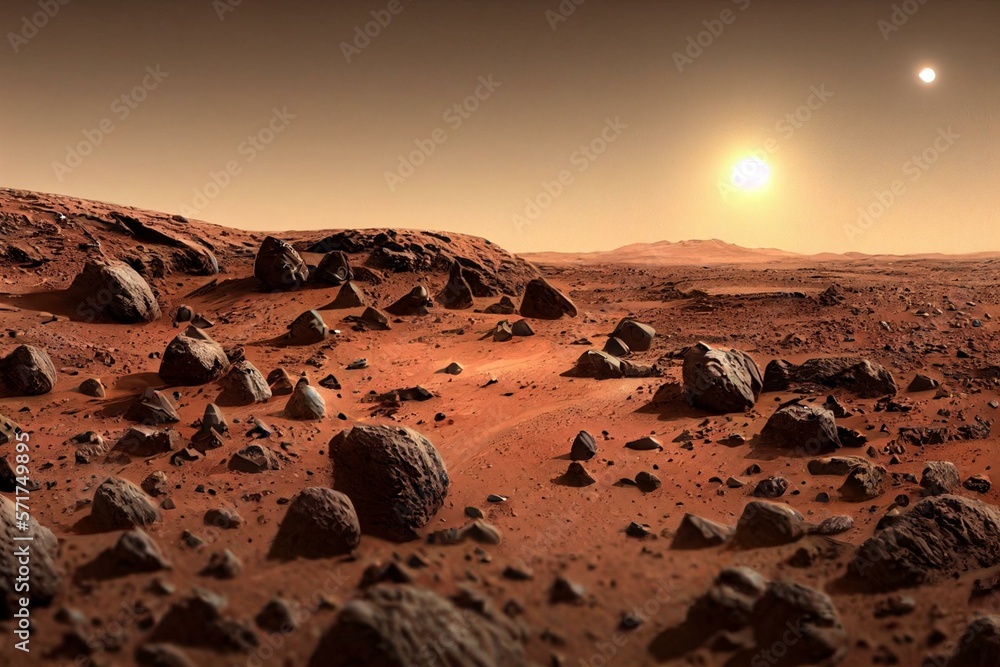 Mars 2020 Perseverance Rover Is Exploring Surface Of Mars. Perseverance ...