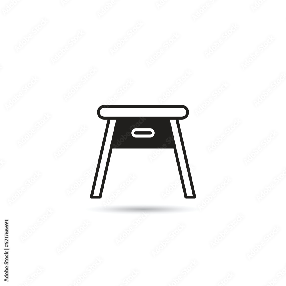 table icon on white background table icon on white background