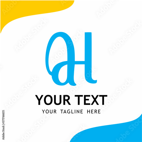Letter Ah Typography 