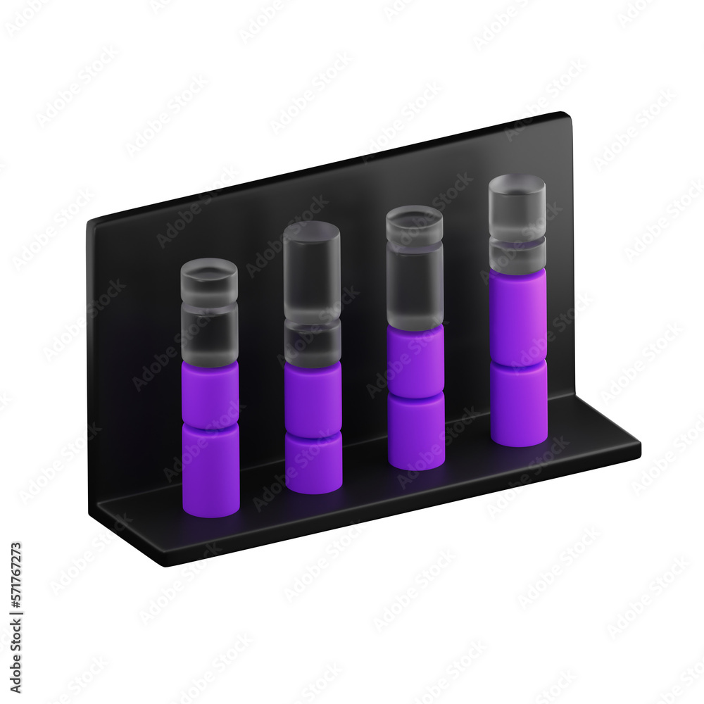 3D Render Chart Diagram Infographic Purple Black 3D Render Chart Diagram Infographic Purple Black