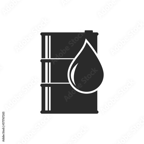 Oil drum oilcan jerrycan logo symbol