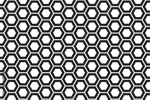 abstract simple geometric hexagonal pattern vector design.