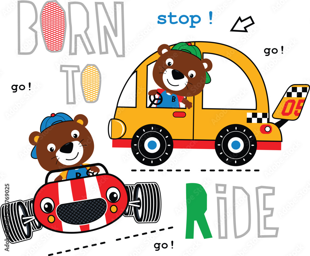 born to ride, vector animal cartoon illustration design graphic printing born to ride, vector animal cartoon illustration design graphic printing