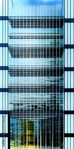 Facade of a corporate glass...