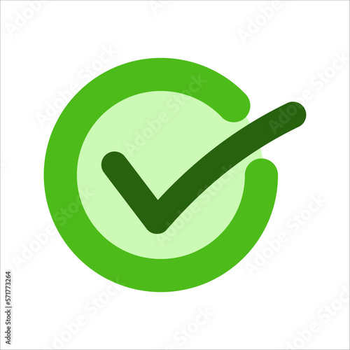 Green Flat Checklist Bullet