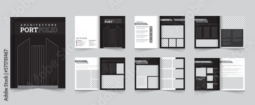 Architecture portfolio or interior portfolio Brochure Template design
