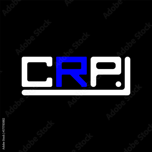 CRP letter logo creative design with vector graphic, CRP simple and modern logo.