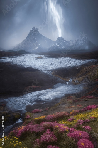 thunder in mountains