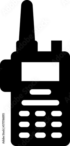 walkie talkie flat icon