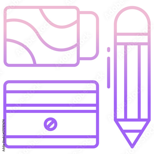 Outlined Craft tool icon