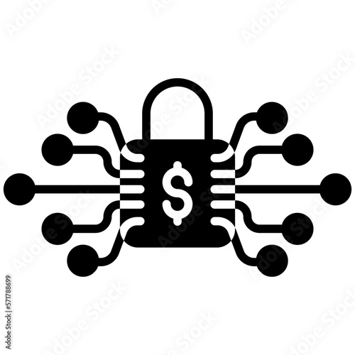 Dollar lock icon