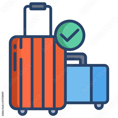 Baggage reclaim icon