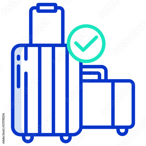 Baggage reclaim icon