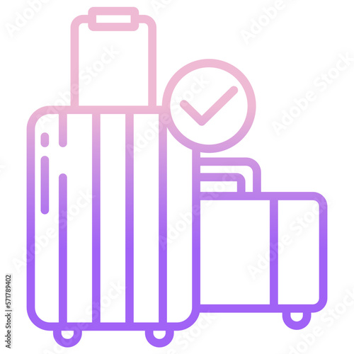 Baggage reclaim icon