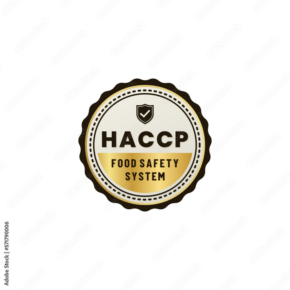 Haccp Stamp Hazard Analysis Critical Control Points Icon Vector Logo  Template Stock Illustration - Download Image Now - iStock