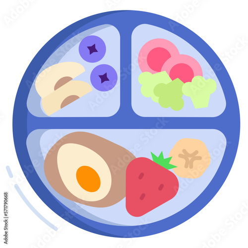 kids plate icon