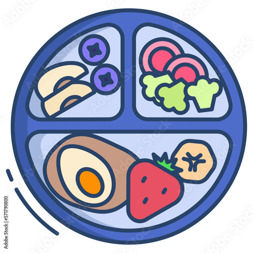 kids plate icon