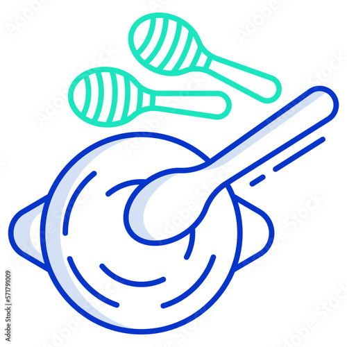 puree bowl with honey icon