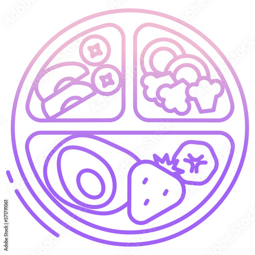 kids plate icon