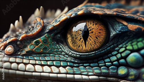 close up of iguana  eyes  skin  perfect close up  reptil  hyper detailed  8k