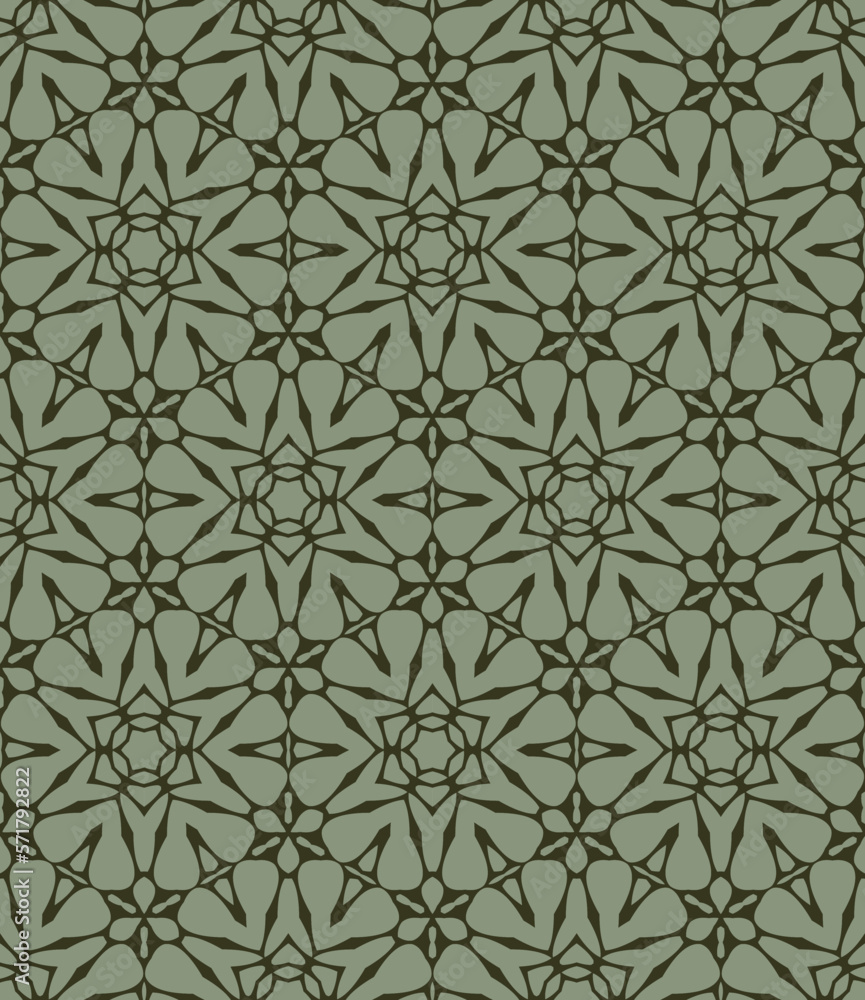 Fototapeta premium Abstract tileable geometric pattern. A seamless background, vintage texture. 