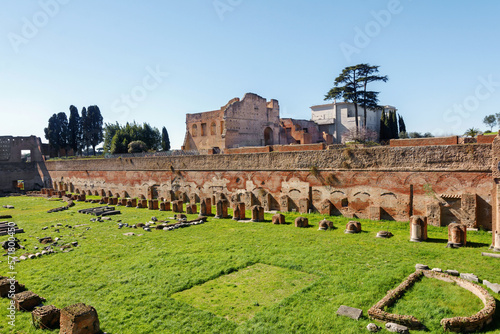 Photography Palatine. The Roman Forum. Ruins. Rome. Italy