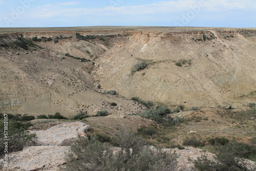 landscape of the dead sea