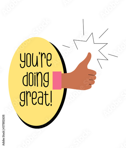 Hand With Thumb Up Gesture