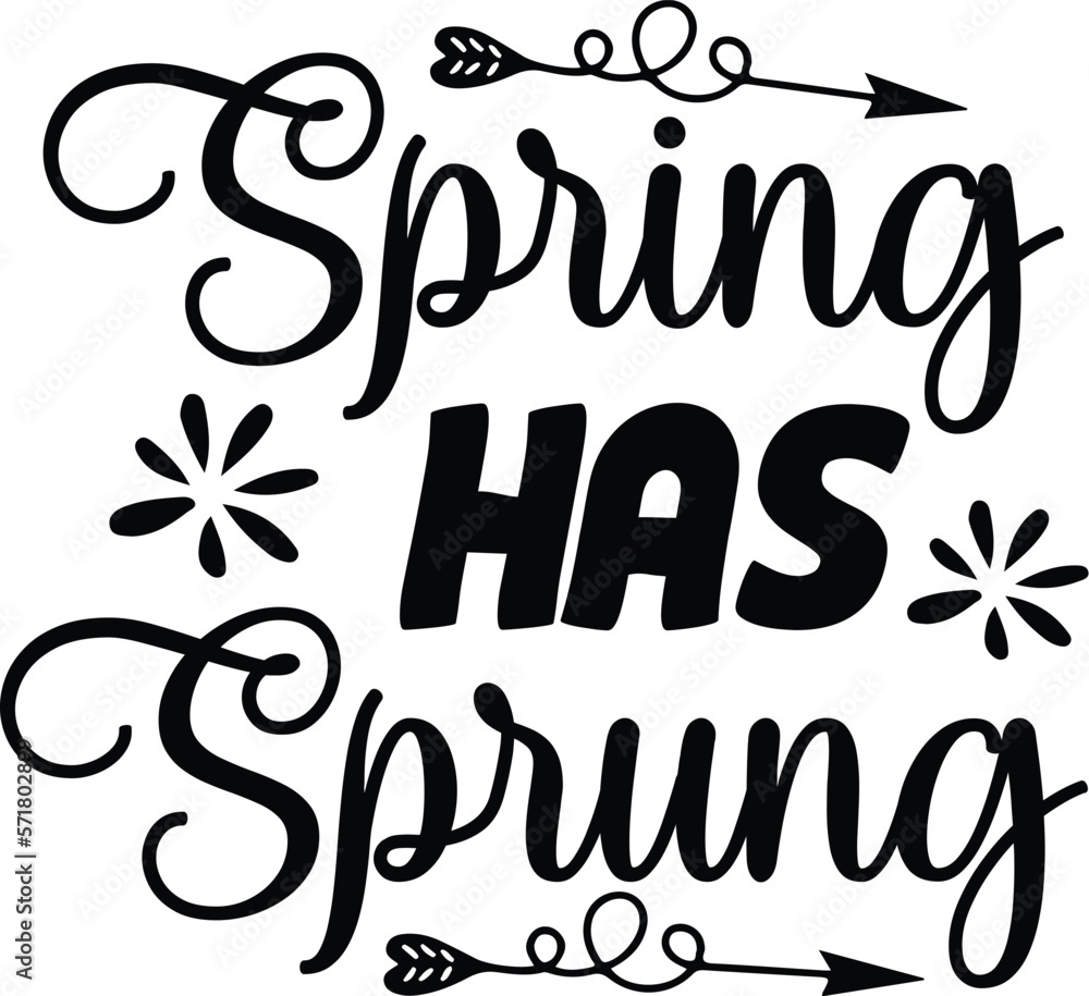 Fototapeta premium Spring svg design