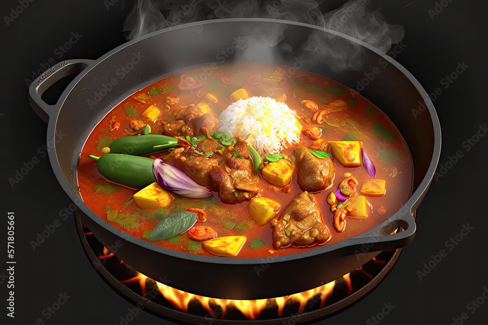 Panang Curry Generative Ai