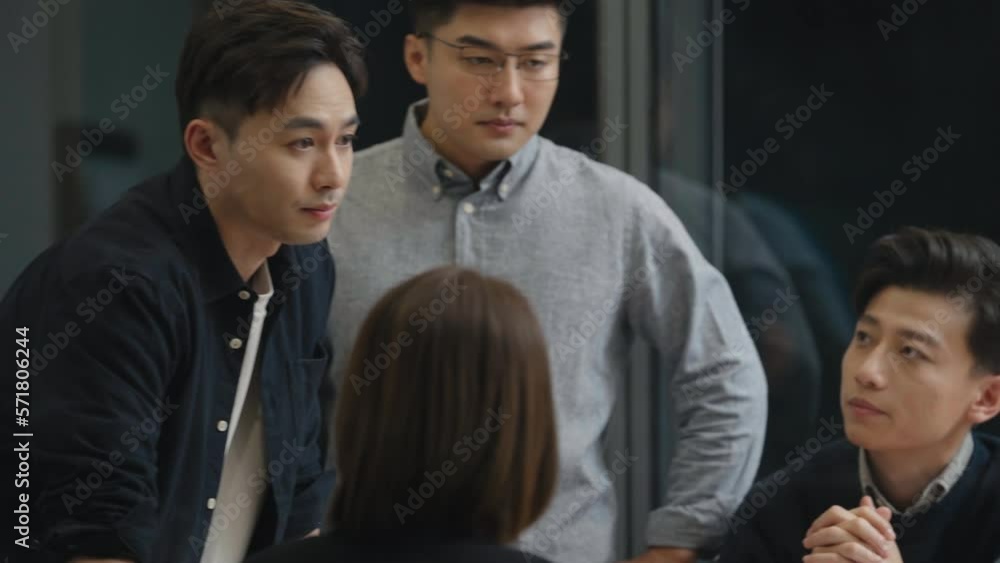 Confident designers having a meeting,4K Confident designers having a meeting,4K