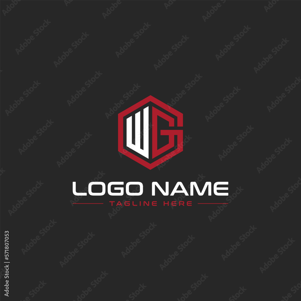 Initial GW logo design WG vector designs Initial GW logo design WG vector designs