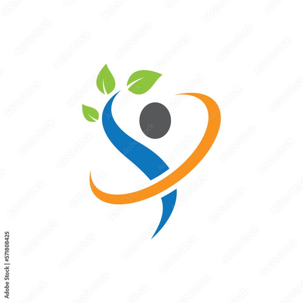 Obraz premium Wellness logo images design