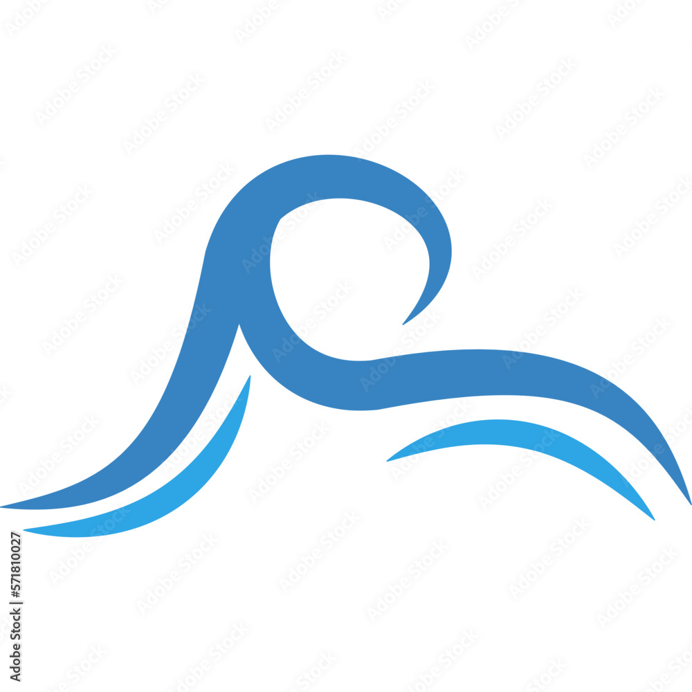 Fototapeta premium Wave Icon
