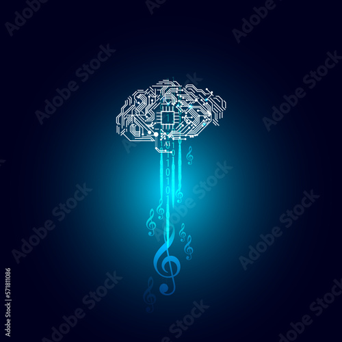 ai music illustration